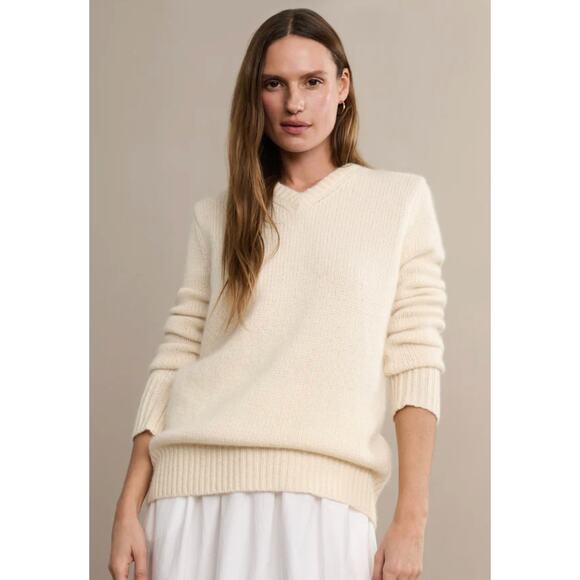 Jenni Kayne Cashmere Kate V-Neck Sweater size XS - Picture 1 of 6